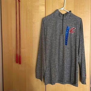 WSU Quarter Zip Pullover Champion Jacket,